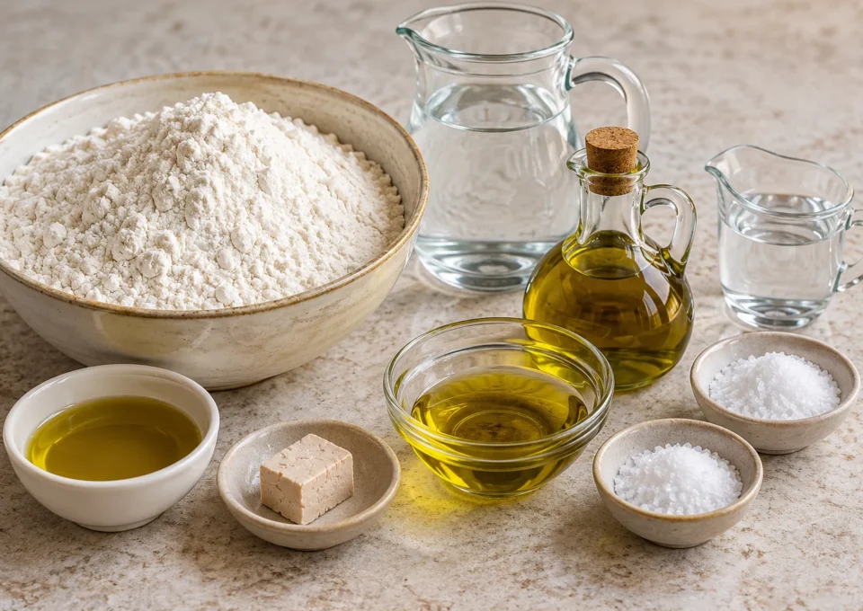 Ingredienti per Focaccia genovese