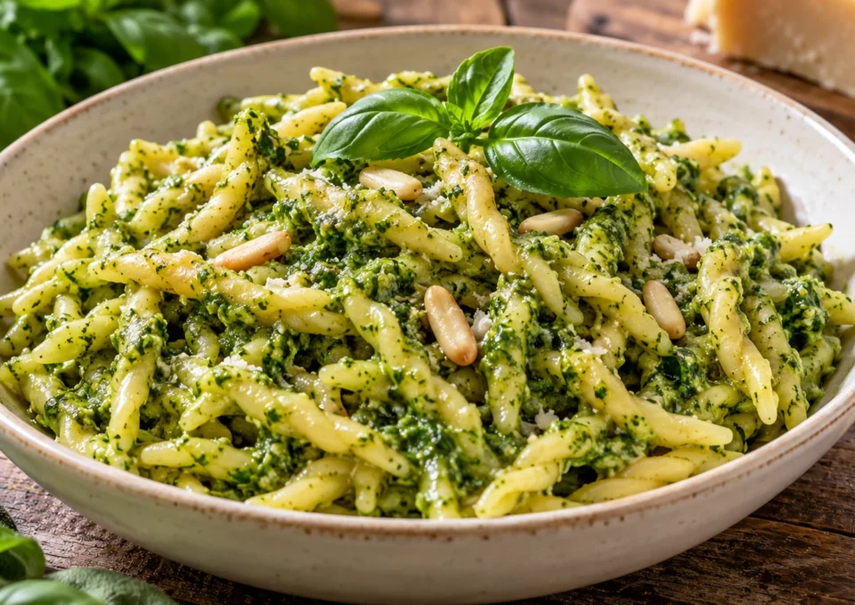 Trofie al pesto genovese - foto anteprima